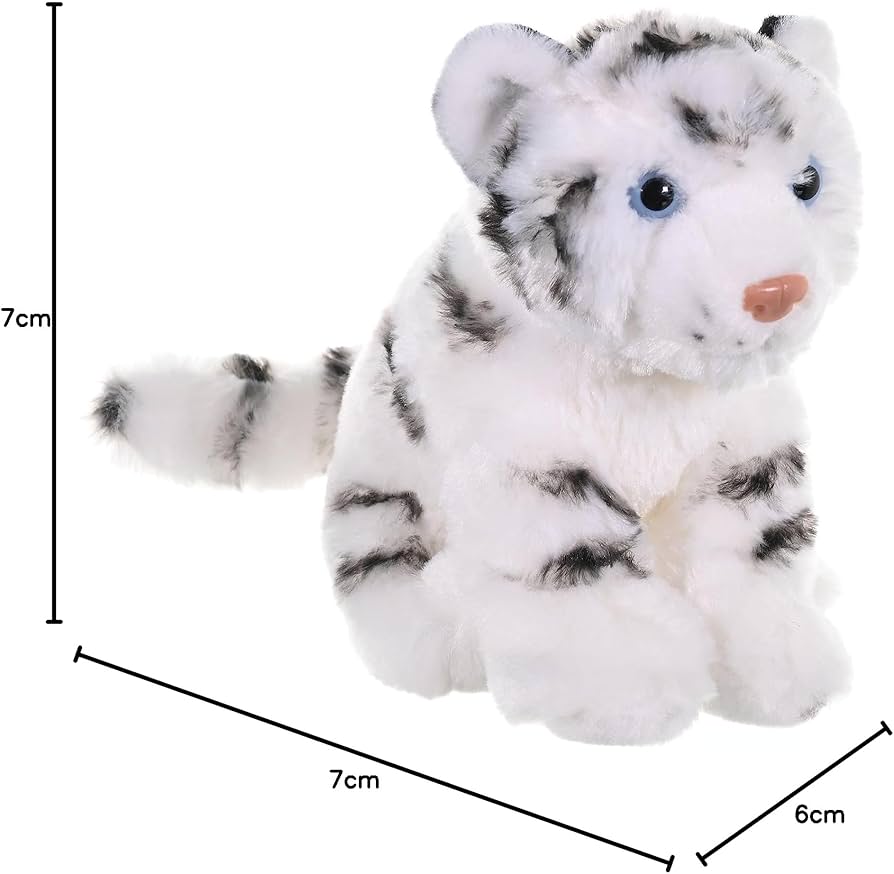 めちゃカワ＊ふわふわ＊ホワイトタイガー ぬいぐるみ♪ めちゃカワ＊ふわふわ＊ホワイトタイガー ぬいぐるみ♪ - メルカリ